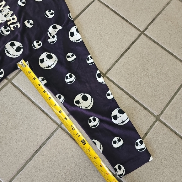 Women's S(4-6) The Nightmare Before Christmas Velour Pajama Set Kack Skeleton - Picture 5 of 11
